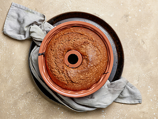 Image showing freshly baked chocolate cake