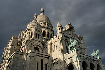 Image showing Sacre Coeur, Montmartre