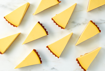 Image showing pieces of fresh mango cake