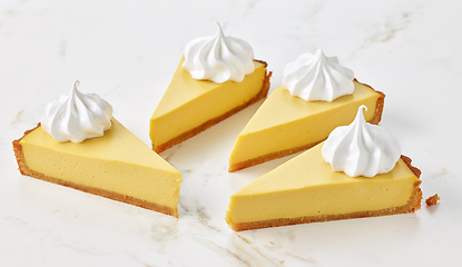 Image showing lemon tart slieces