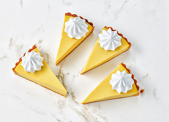 Image showing lemon tart slieces