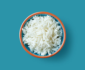 Image showing bowl of boiled rice