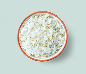 Image showing bowl of boiled rice