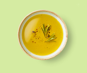 Image showing bowl of spicy oil