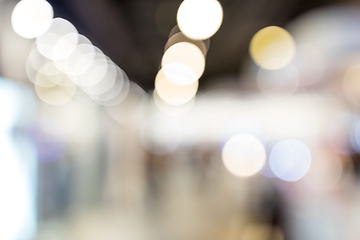 Image showing Blur view of city at night