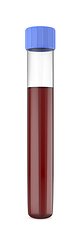 Image showing Test tube with blood