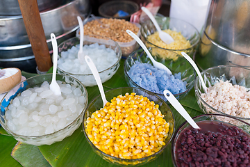 Image showing Thai Style ice cream topping 