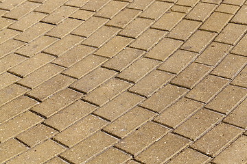 Image showing Natural yellow pavement