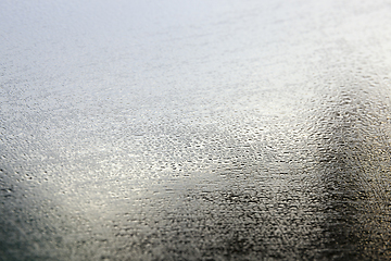 Image showing water drops on glass