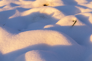 Image showing Drifts from snow