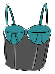 Image showing Stylish corset vector or color illustration