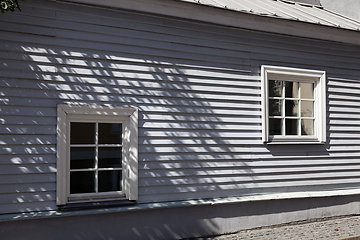 Image showing Wall of a house, close-up