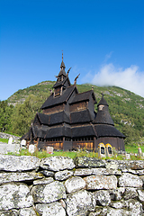 Image showing Borgund Stave Church, Sogn og Fjordane, Norway