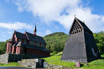 Image showing Borgund Stave Church, Sogn og Fjordane, Norway