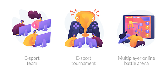 Image showing E-sport vector concept metaphor.