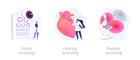 Image showing Health condition diagnostics vector concept metaphors.