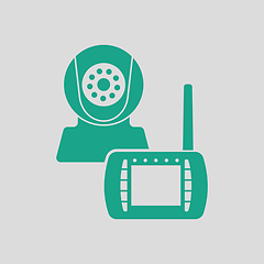 Image showing Baby monitor icon