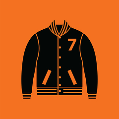 Image showing Baseball jacket icon