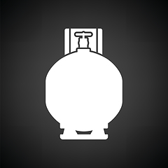 Image showing Gas cylinder icon