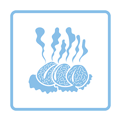 Image showing Smoking cutlet icon