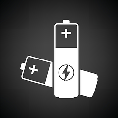 Image showing Electric battery icon