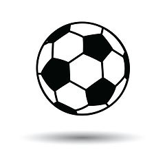 Image showing Soccer ball icon