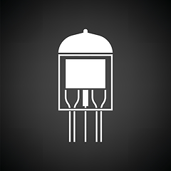 Image showing Electronic vacuum tube icon