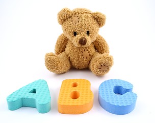 Image showing Bear and letters