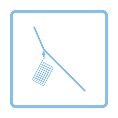 Image showing Icon of  fishing feeder net