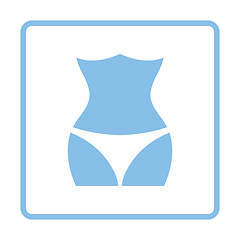 Image showing Slim waist icon