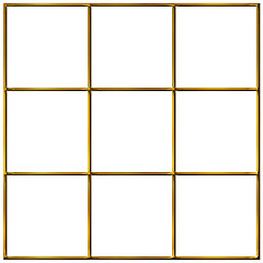 Image showing 3D Golden Grid