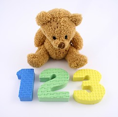 Image showing Bear and Numbers