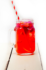 Image showing fresh fruit punch drink