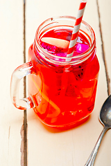 Image showing fresh fruit punch drink