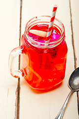 Image showing fresh fruit punch drink