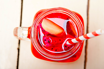 Image showing fresh fruit punch drink