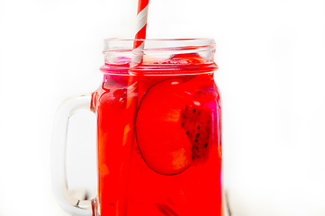 Image showing fresh fruit punch drink