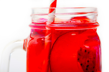 Image showing fresh fruit punch drink