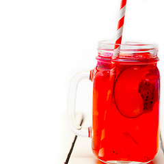 Image showing fresh fruit punch drink