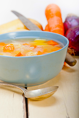 Image showing Traditional Italian minestrone soup