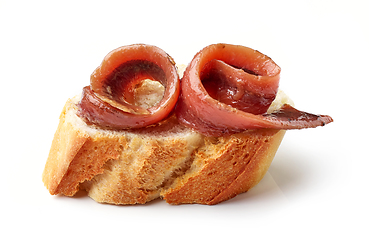 Image showing canned anchovy fillets