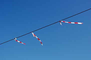 Image showing Red and White ribbons.