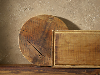 Image showing wooden cutting boards