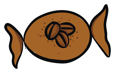 Image showing Chocolate candy vector or color illustration