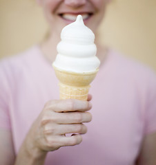 Image showing Ice cream cone