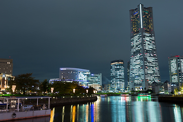 Image showing City in Japan at night