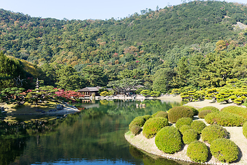 Image showing Beautiful Japanese garden