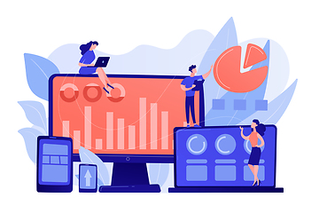 Image showing Customer segmentation concept vector illustration.