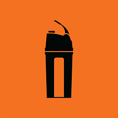 Image showing Fitness bottle icon