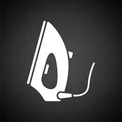 Image showing Steam iron icon